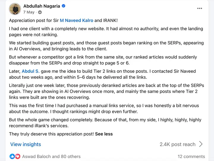 Facebook client review 1