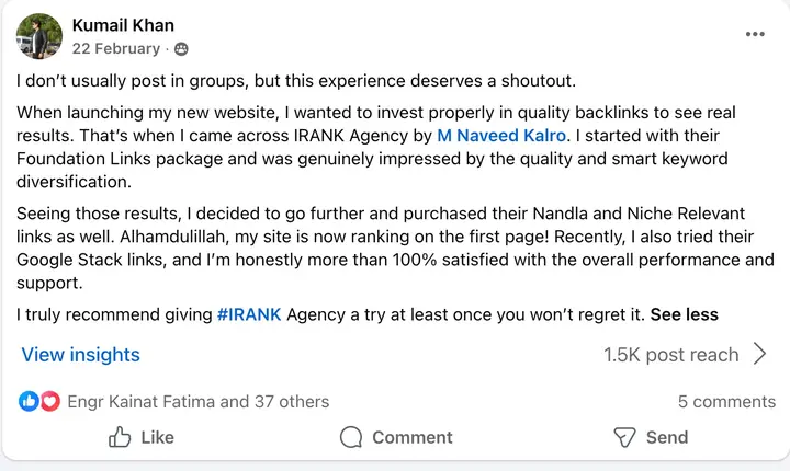 Facebook client review 4